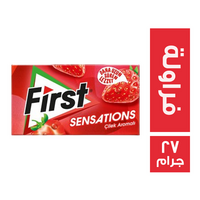 فرست سينسيشنز لبان بطعم الفراولة - 27 جم