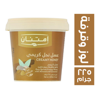 امتنان عسل نحل كريمي باللوز والقرفة - 225 جم