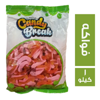 كاندي بريك جيلي بطعم الفواكه شكل اسنان - 1 كجم