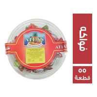 اطلس ملبس بطعم الفواكه - 55 قطعة