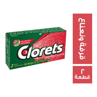 كلورتس لبان بطعم القرفة والنعناع - 2 قطعة