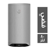 تورنيدو سخان كهرباء فضي - 80 لتر
