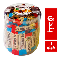 تاياش فليكرز شيكولاتة بطعم البندق - 1 كجم