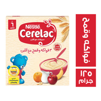 نستله سيريلاك فواكه وقمح - 125 جم