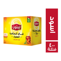 ليبتون شاي اسود - 400 فتلة