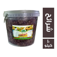 اللوتس زيتون اسود اسباني شرائح - 10 كجم