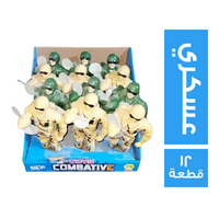 لعبة مروحة عسكري - 12 قطعة