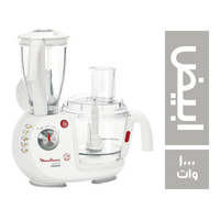 مولينكس محضر طعام ابيض - 1000 وات
