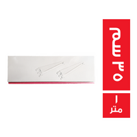 رف صاج سمك 0.7 سم عرض 35 سم + 2 كابولي - 1 متر