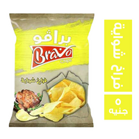 برافو شيبس بطعم فراخ شواية - 5 ج