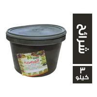 المصرية زيتون اسود شرائح - 3 كجم
