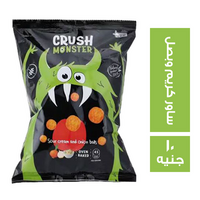 كراش مونستر سناكس بطعم ساور كريم وبصل - 10 ج