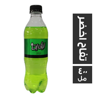 ليف ات مشروب غازي بطعم التفاح الاخضر - 400 مل