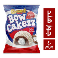 كرافينجز رو كيكز كيك محشو شيكولاتة ومغطي بجوز الهند - 40 جم