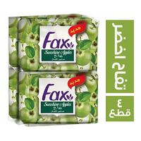 فاكس صابون بالتفاح الاخضر 110 جم - 4 قطع