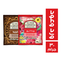 سوبر كرنفال شاور جل برائحة ورد الروز + عود - 30 جم
