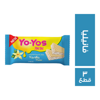 يويوز بسكويت ويفر بكريمة الفانيليا - 3 قطع