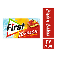 فرست اكس فريش لبان بطعم البطيخ والخوخ - 27 جم