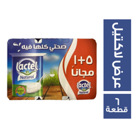 لاكتيل عرض زبادي طبيعي 105 جم - 6 قطعة