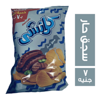 كرانشي شيبس بطعم السجق الحار - 7 ج