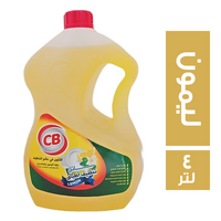 سي بي سائل تنظيف الاطباق برائحة الليمون - 4 لتر