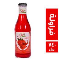 زاد شربات فراولة زجاج - 740 مل