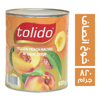 توليدو خوخ انصاف - 820 جم