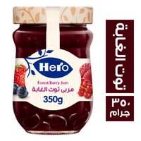 هيرو مربى توت الغابة - 350 جم