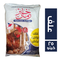 خير زمان علف دواجن بياض - 25 كجم