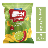 بيج شيبس بطعم الشطة والليمون - 7 ج