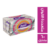 زينه مناديل سحب متعددة الالوان - 600 منديل