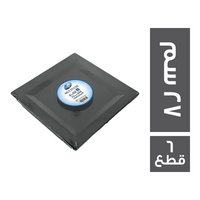 ميجو طبق مربع للمناسبات 27 سم - 6 قطع