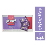 ميجا بسكويت ويفر مغطي بالشيكولاتة البيضاء - 3 كجم
