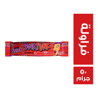 ساور بانك اصابع حلوى حامضة بطعم الفراولة - 50 جم