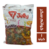 سفن جيلي ستيك بطعم فواكه شكل خواتم سكر- 1 كجم
