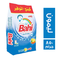 باهي مسحوق غسيل يدوي برائحة الليمون - 850 جم
