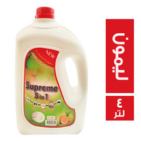 سوبريم صابون سائل متعدد الاغراض بالليمون - 4 لتر