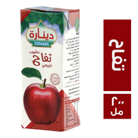 دينارة عصير مشروب تفاح طبيعي - 200 مل