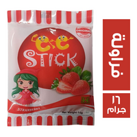 ستيك حلوى بطعم الفراولة - 16 جم