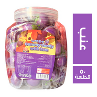 جامي جيلي بطعم العنب - 50 قطعة