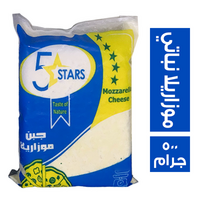فايف ستار جبنة موزاريلا نباتي - 500 جم