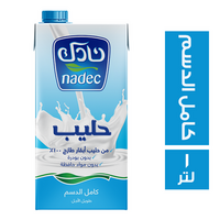 نادك حليب كامل الدسم - 1 لتر