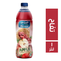 المراعي عصير مشروب بطعم التفاح بلاستيك - 1 لتر
