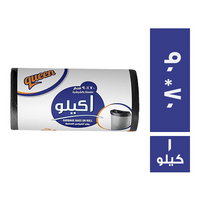 كوين رول اكياس قمامة 90 * 70 اسود - 1 كجم