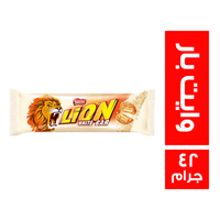 نستله لايون شيكولاتة وايت بار - 42 جم
