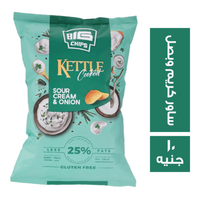 بيج شيبس كيتل كوكد بطعم الساور كريم والبصل - 10 ج