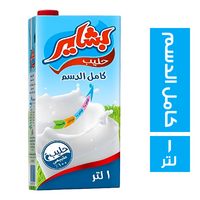 بشاير حليب كامل الدسم - 1 لتر