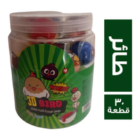 مونستر 3 دي كاندي شكل طائر - 30 قطعة