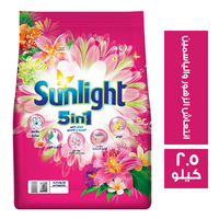 صن لايت مسحوق غسيل اتوماتيك انتعاش الزهور الفرنسية والياسمين - 2.5 كجم