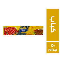 ميجا شيبس شرائح بطاطس طبيعية بطعم الكباب - 50 جم